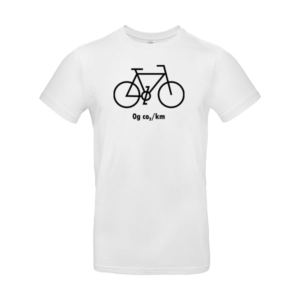 T-shirt Vélo Humour "0g CO2/km" – Écolo et Stylé
