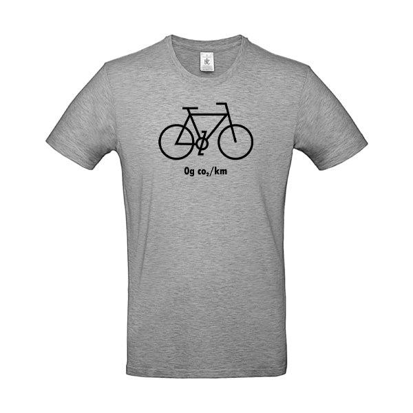 T-shirt Vélo Humour "0g CO2/km" – Écolo et Stylé