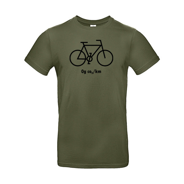 T-shirt Vélo Humour "0g CO2/km" – Écolo et Stylé