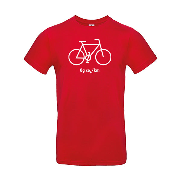 T-shirt Vélo Humour "0g CO2/km" – Écolo et Stylé
