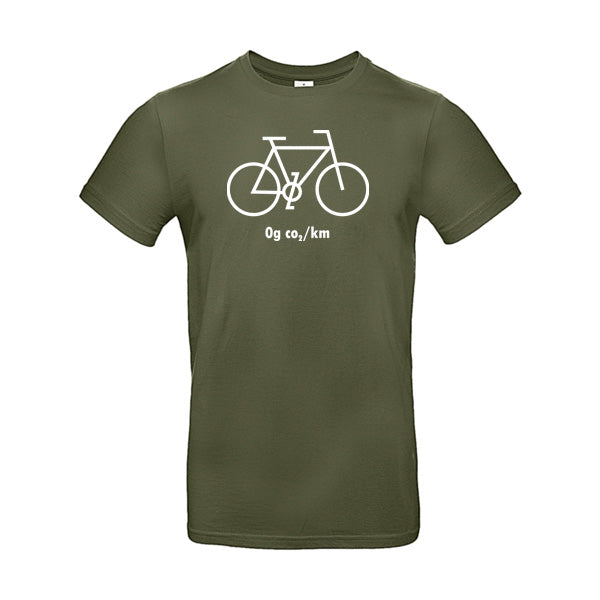 T-shirt Vélo Humour "0g CO2/km" – Écolo et Stylé