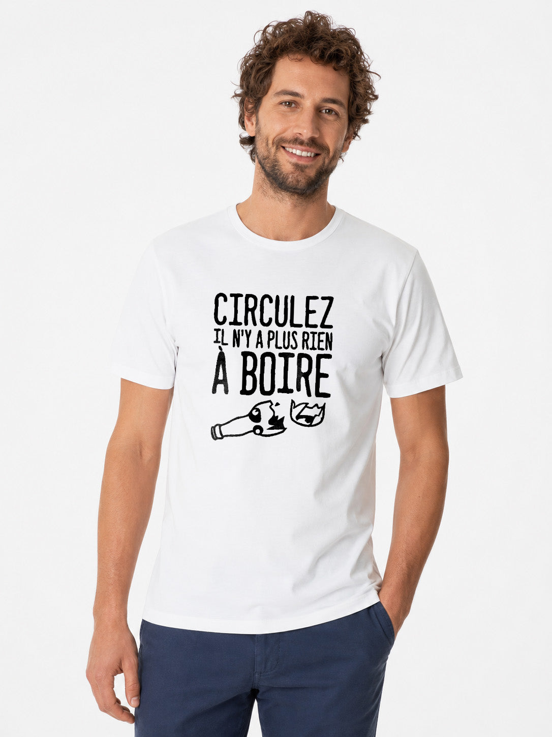 Circulez-il-n-y-a-plus-rien-a-boire- T-shirt original