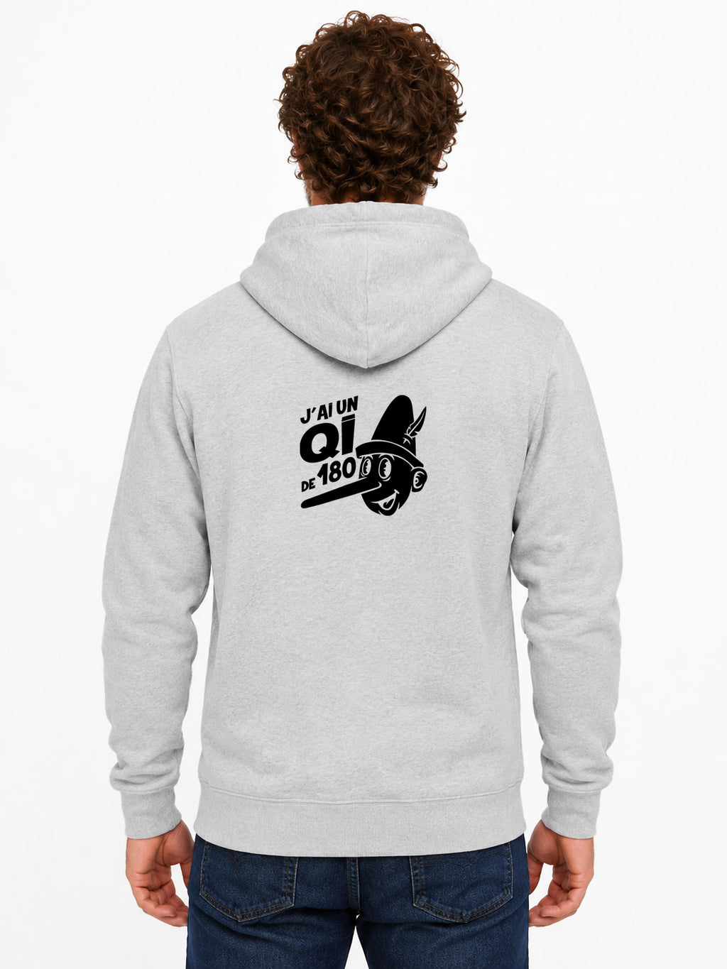 Quotient intellectuel - sweat a capuche original