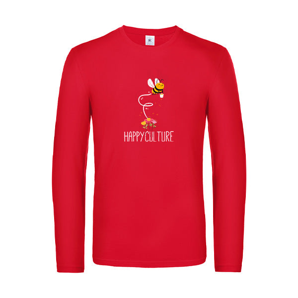 happy -T-shirt manches longues 190g