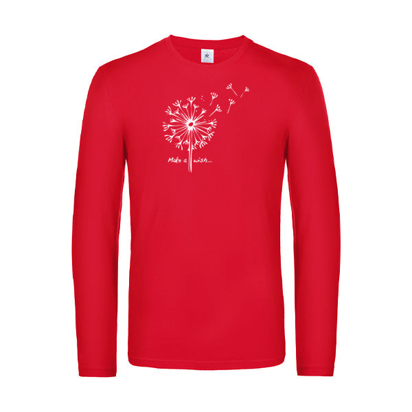 Make a wish T-Shirt original langarm 190G