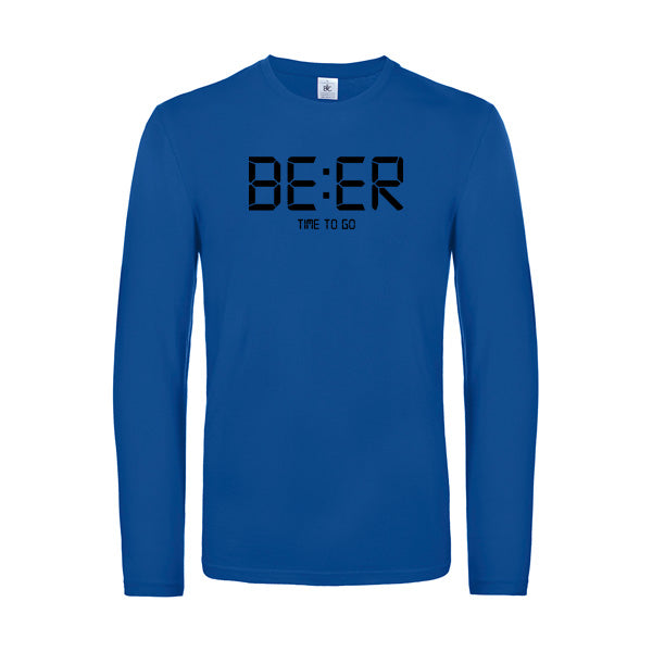 TIME TO GO T-Shirt original langarm 190G
