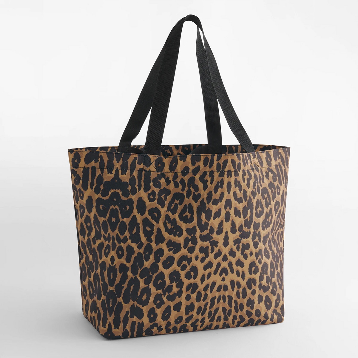 Sac cabas imprimé léopard 25 L en polyester recyclé