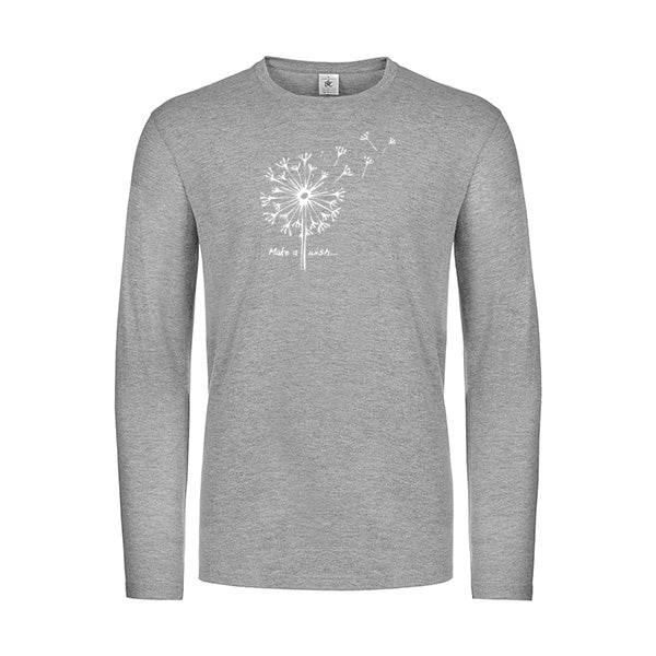 Make a wish T-Shirt original langarm 190G