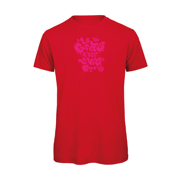 T-shirt original homme - Le gras c'est la vie