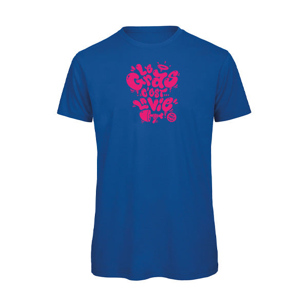 T-shirt original homme - Le gras c'est la vie
