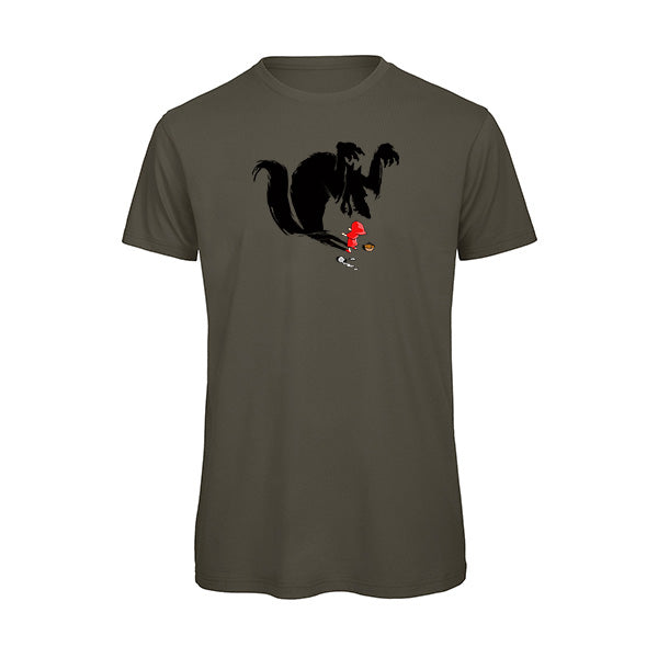 T-shirt original homme - Le loup