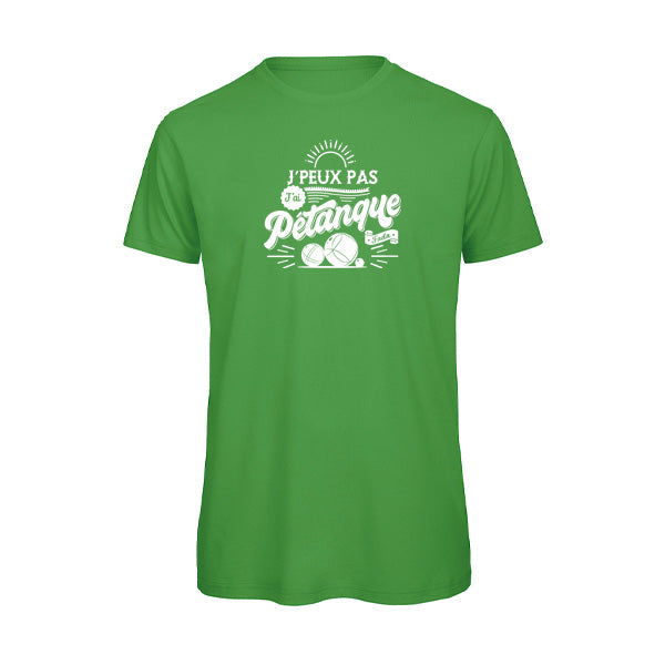T-shirt original homme - J'peux pas j'ai pétanque