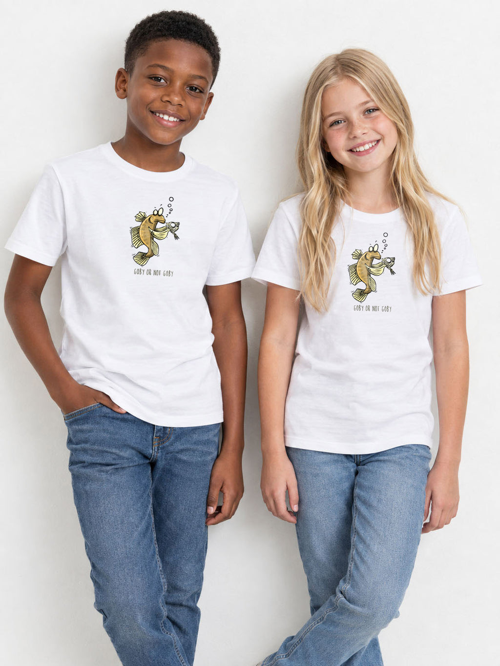 Originelles Kinder-T-Shirt – Goby or not goby