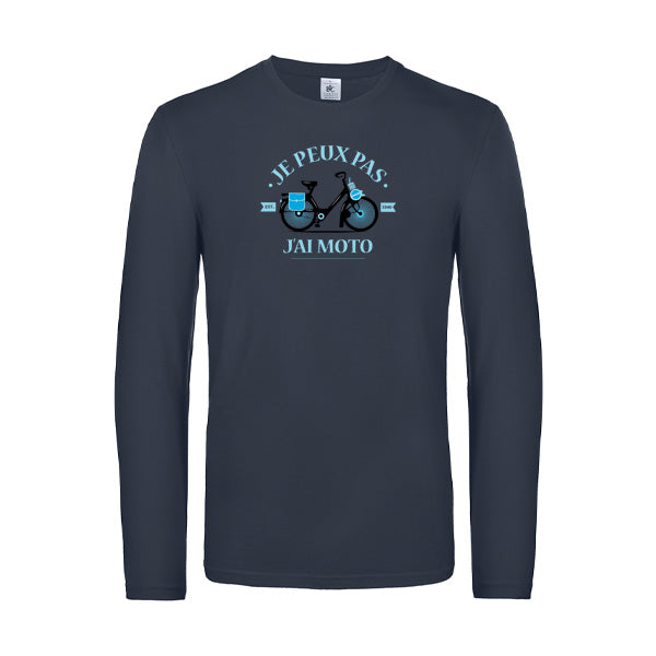 Original Langarm-T-Shirt Herren - Ich kann nicht, ich hab Motorrad