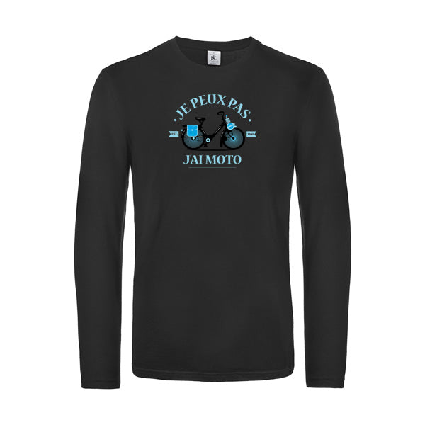 Original Langarm-T-Shirt Herren - Ich kann nicht, ich hab Motorrad
