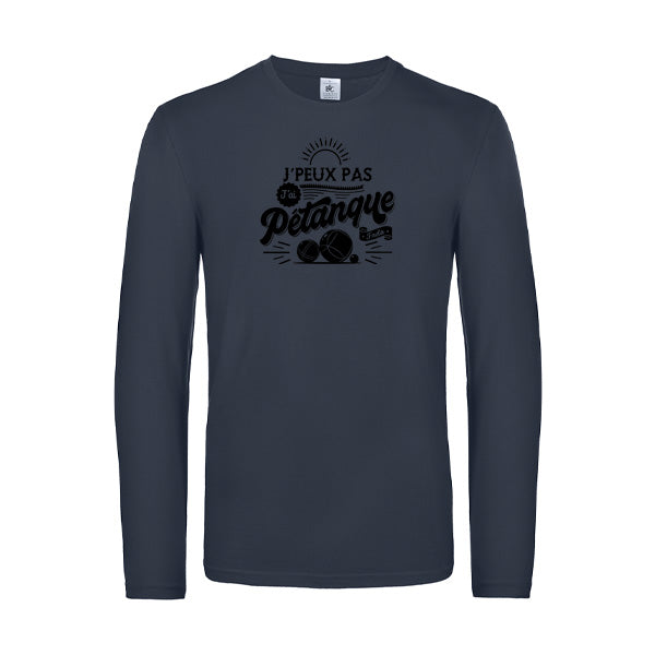 Original Langarm-T-Shirt für Herren – Ich kann nicht, ich muss Pétanque spielen