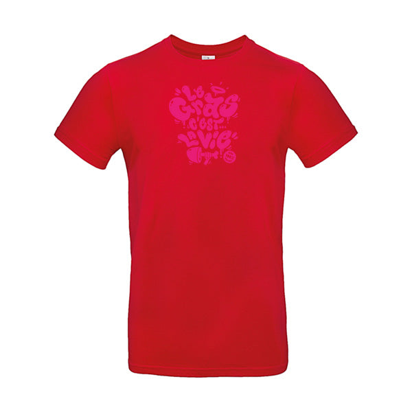 T-shirt original homme - Le gras c'est la vie