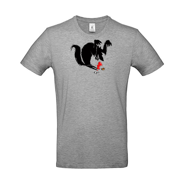 T-shirt original homme - Le loup