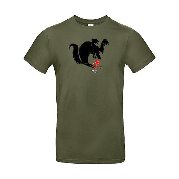 T-shirt original homme - Le loup