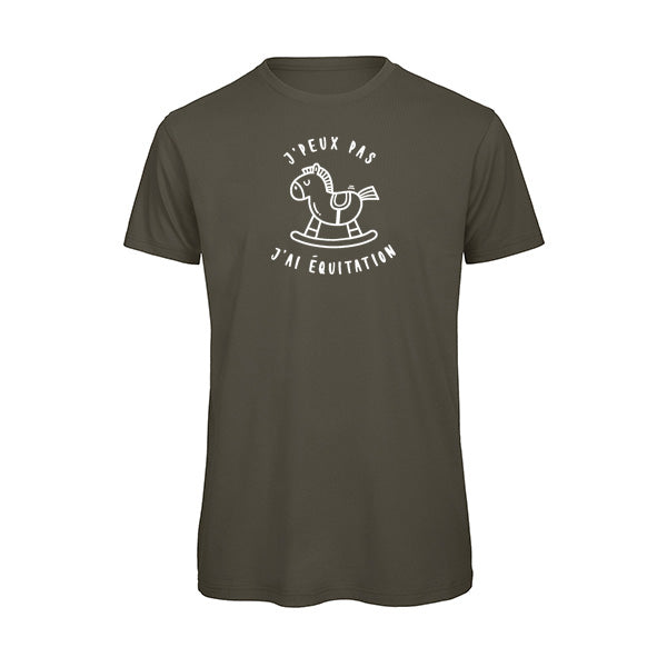 T-shirt original homme - J'peux pas j'ai équitation