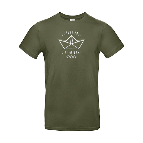 T-shirt original homme - J'peux pas j'ai origami