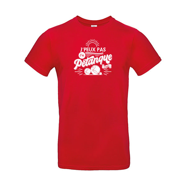 T-shirt original homme - J'peux pas j'ai pétanque
