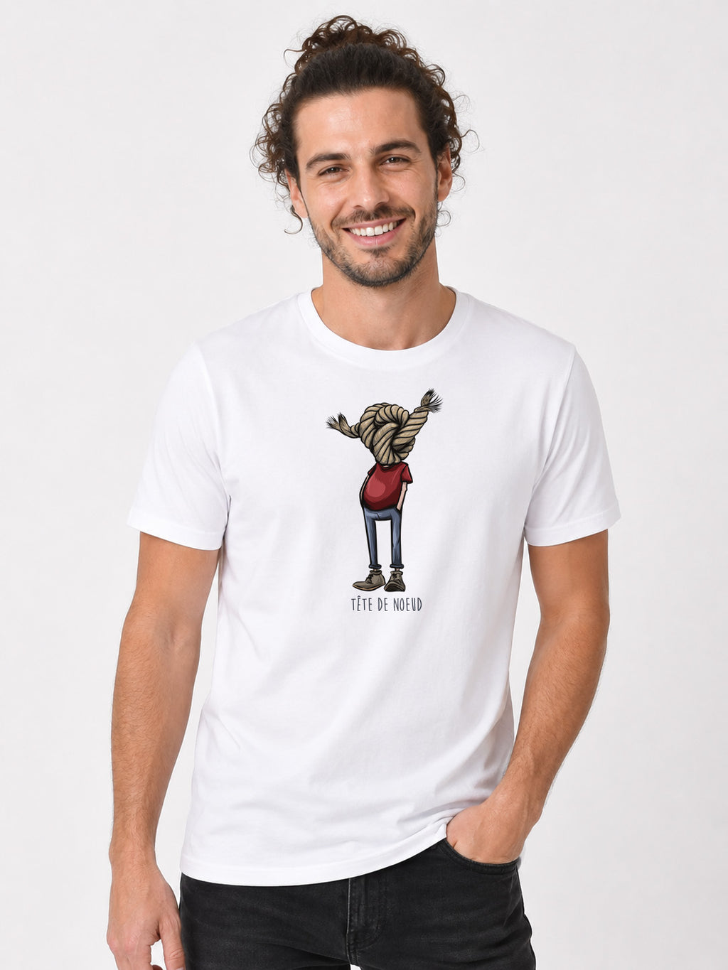 1-tete-2-noeuds t-shirt humour