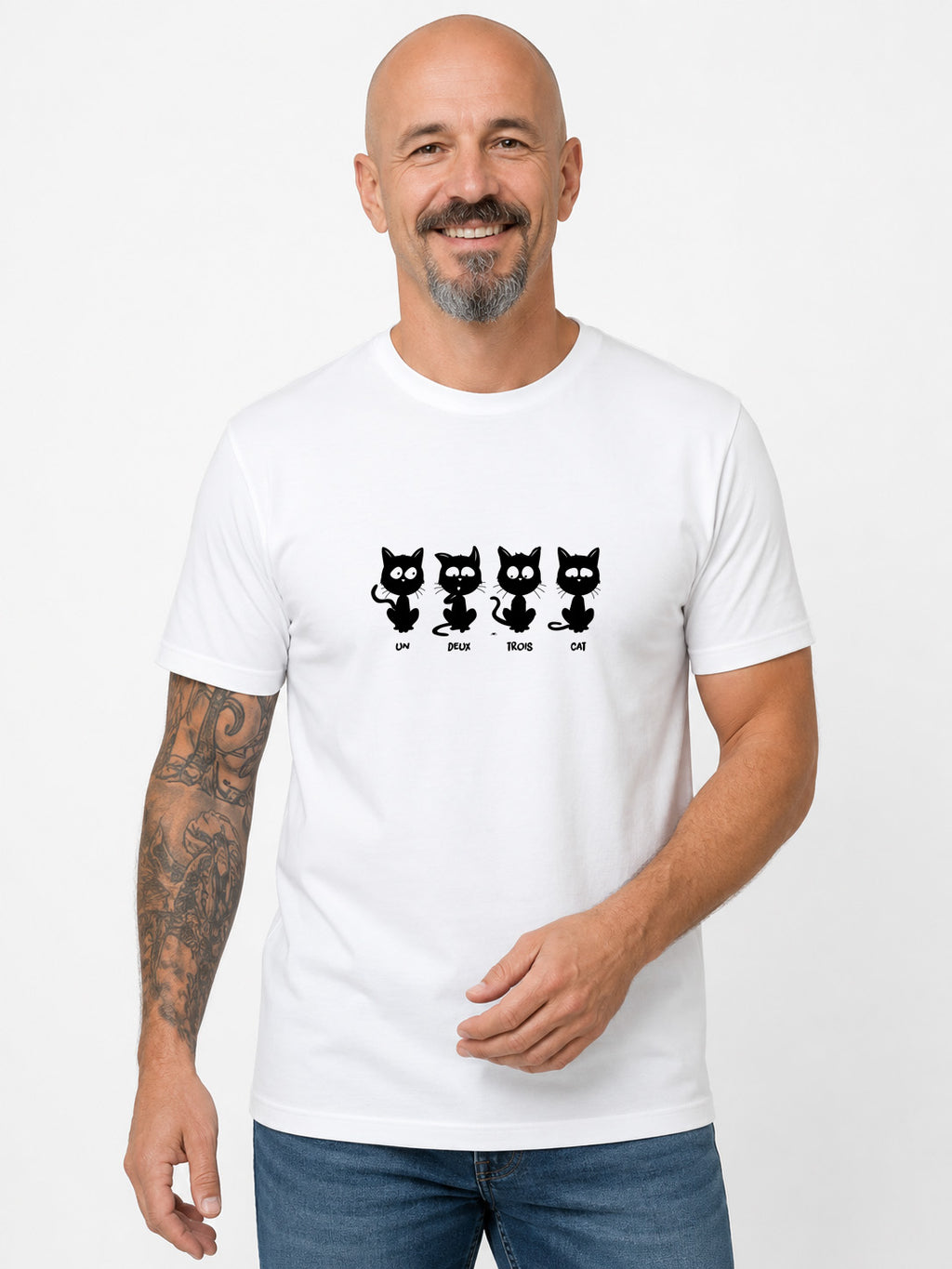 un-deux-trois-cat- T-shirt original