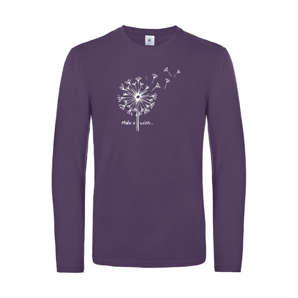 Make a wish T-Shirt original langarm 190G
