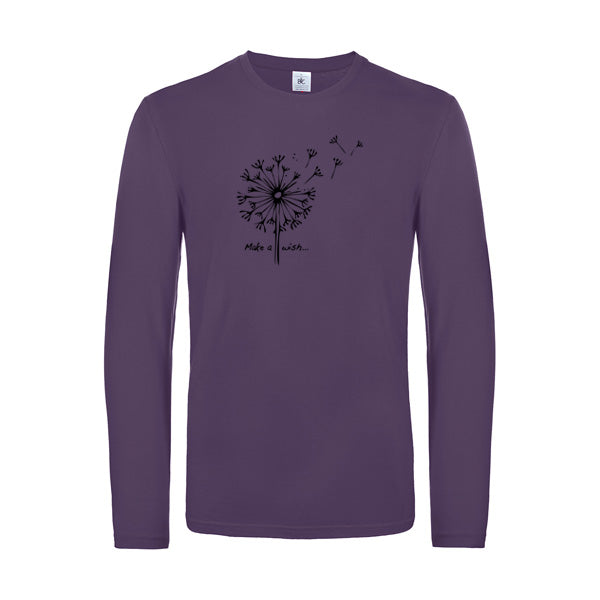 Make a wish T-Shirt original langarm 190G