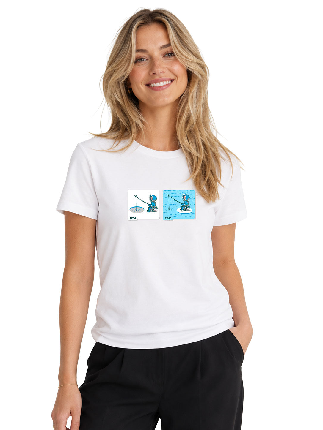 Fishing in Arctic  T-shirt original