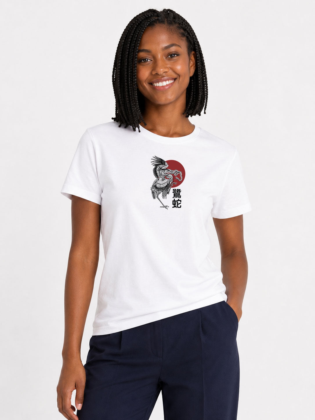 Le héron et le serpent   T-shirt original