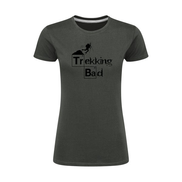 Trekking bad | Noir |T shirt original femme|SG