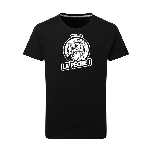 Toujours la pêche ! - Flex Blanc Tshirt original Dark Black  4XL