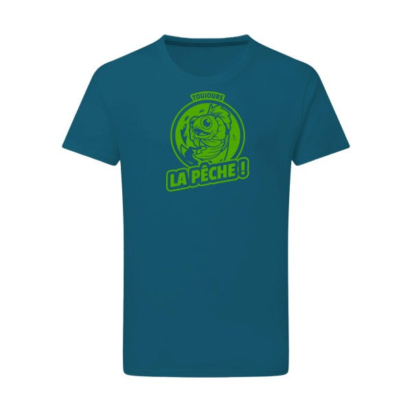 Toujours la pêche ! - Flex Vert pomme Tshirt original Petrol  2XL