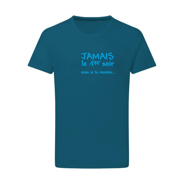 JAMAIS... - Flex bleu clair Tshirt original Petrol  2XL