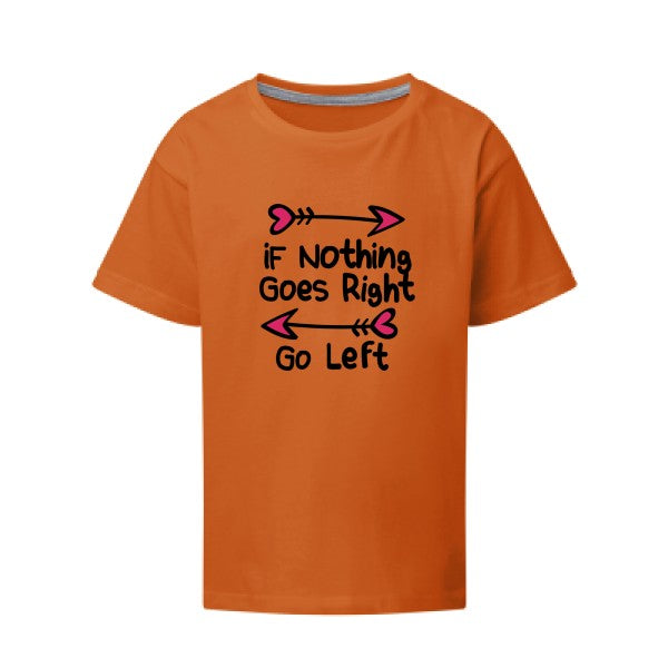 Go right  SG - Kids T-shirt enfant Orange Taille 152 (11-12/2XL)