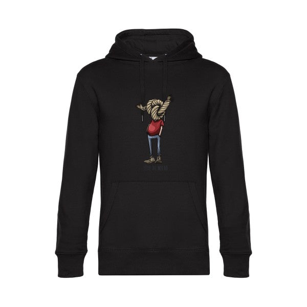 Tete-de-noeud- Sweat à capuche original Black - RueDuTeeshirt