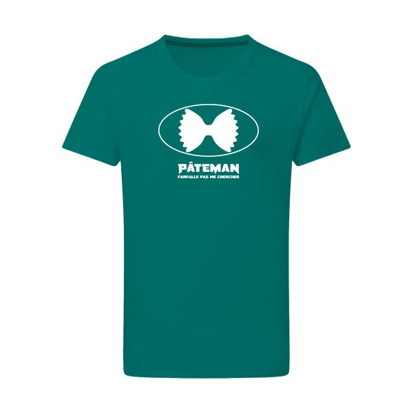 PÂTEMAN - Flex Blanc Tshirt original Emerald Green  2XL