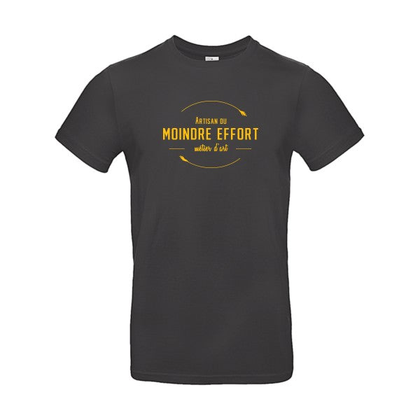 Artisan du moindre effortFlex jaune or - E190 T-shirt|Used Black||2XL