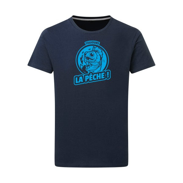 Toujours la pêche ! - Flex bleu clair Tshirt original Denim  XL