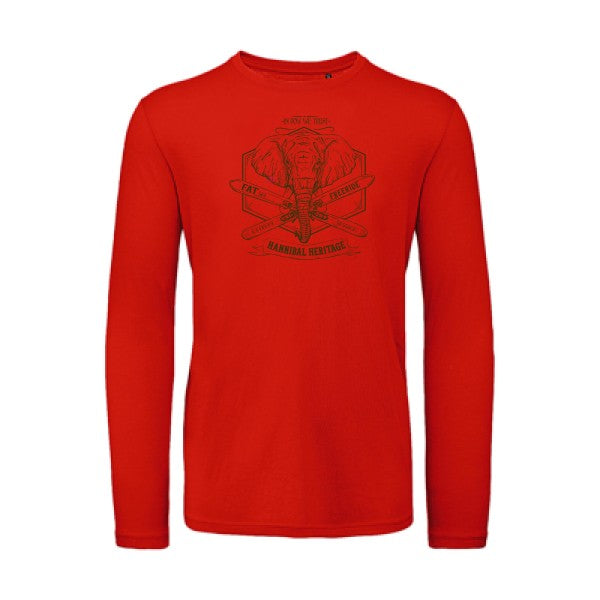 Hannibal Heritage | T-shirt original LSL Fire Red 2XL