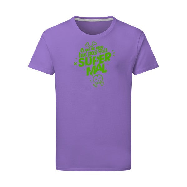 Ce qui ne nous tue pas - Flex Vert pomme Tshirt original Aster Purple  2XL