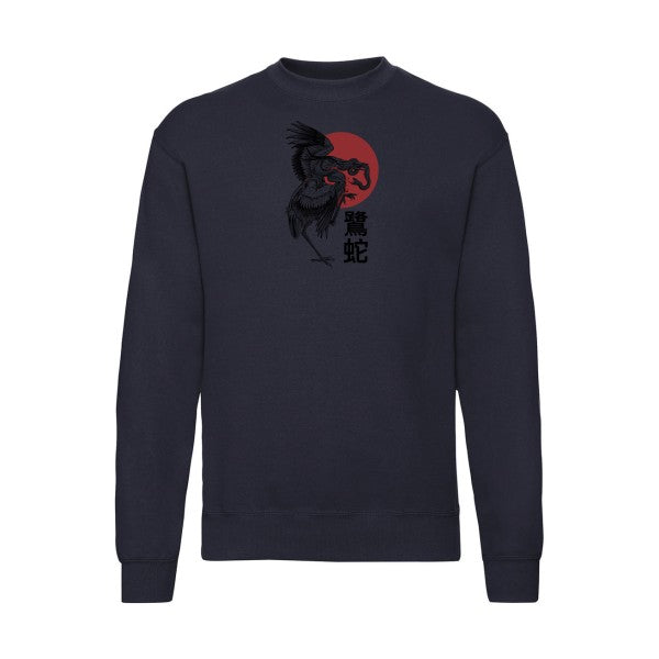 Le héron et le serpent  Fruit of the loom 280 g/m² Sweat shirt