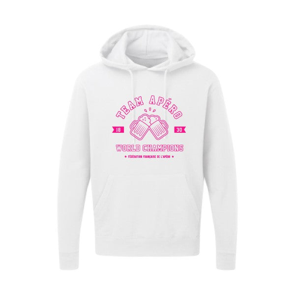 Team apéro Rose Fluo SG - Hooded Sweatshirt Sweat capuche