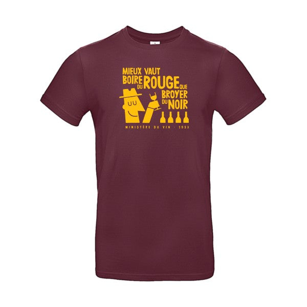 Mieux vautFlex jaune or- T-shirt E190|Burgundy||2XL