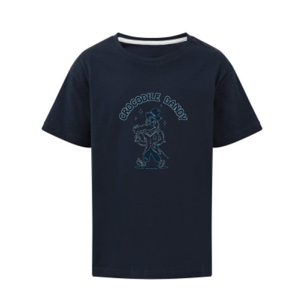 Crocodile dandy SG - Kids T-shirt enfant Navy Taille 140 (9-10/XL)