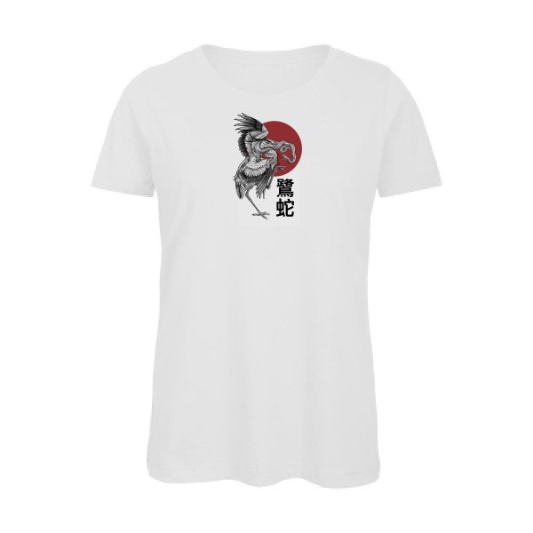 Le-heron-et-le-serpent-- - t-shirt original femme White