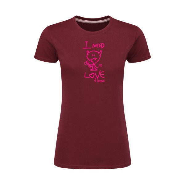 LOVER | Rose Fluo |T shirt original femme|SG