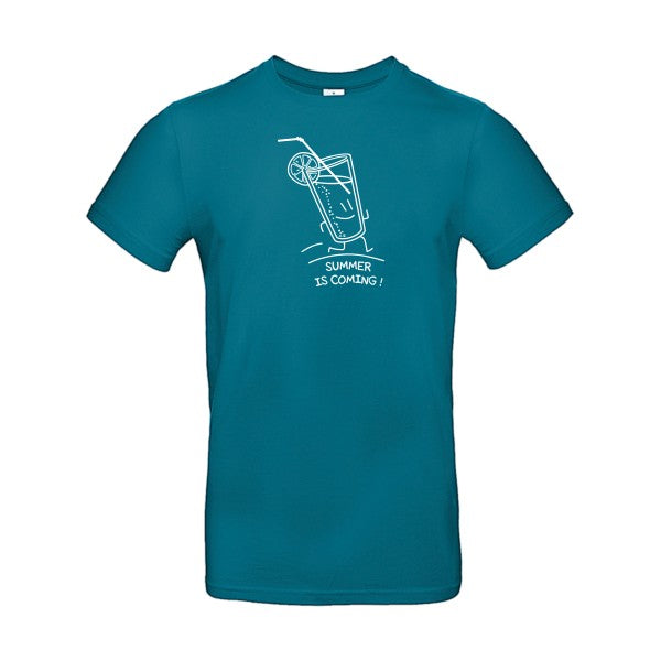 Summer is coming !Flex Blanc - E190 T-shirt|Diva Blue||2XL